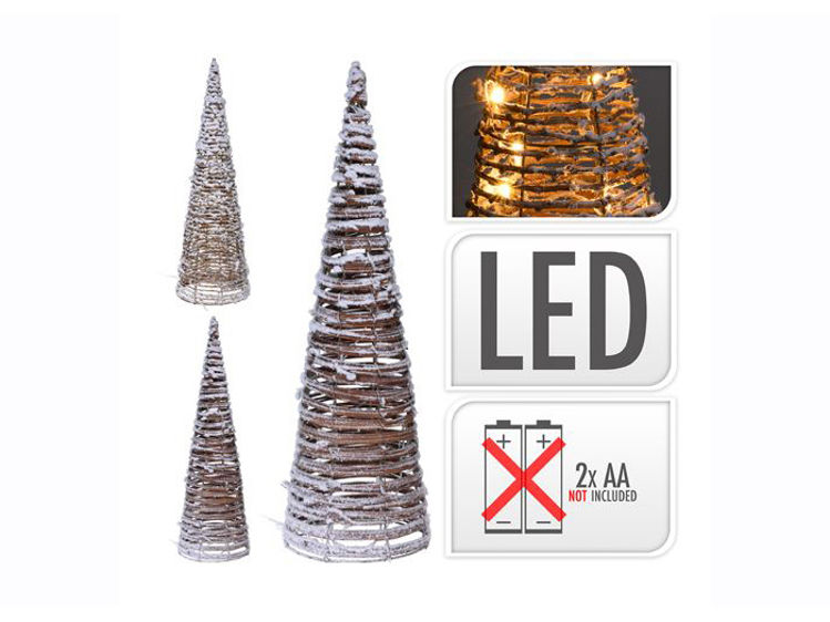 Picture of 4470- CHRISTMAS TREE 16.5*X60 CM DECORATION WITH LIGHT